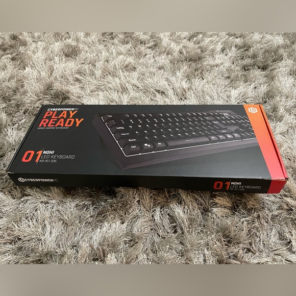 [NWOT] CYBERPOWER PC Play Ready Wired Gaming Keyboard Nohi LED Keyboard - Picture 3 of 15